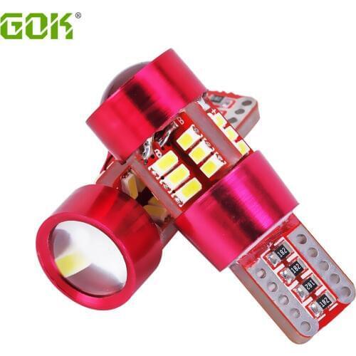 10 x T10 Car LED W5W LED Canbus t10 27led 3014 SMD 12v Car Styling Side Marker Width Parking Bulb Clearance light Universal