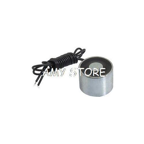 2.2mm Mounting Thread 500gf Round Solenoid Electromagnet DC 24V 0.05A