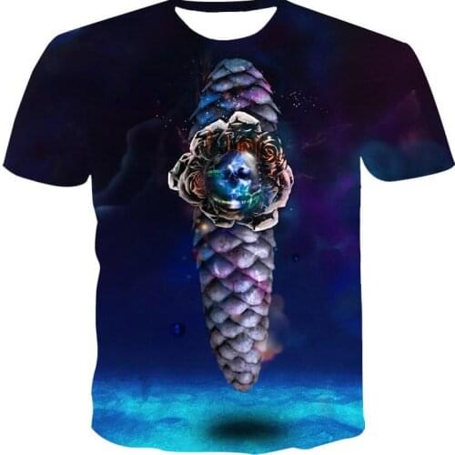 2020 3D printing new T-shirt hip hop style 3D printing 3D printing short dry T-shirt xxs-6xl