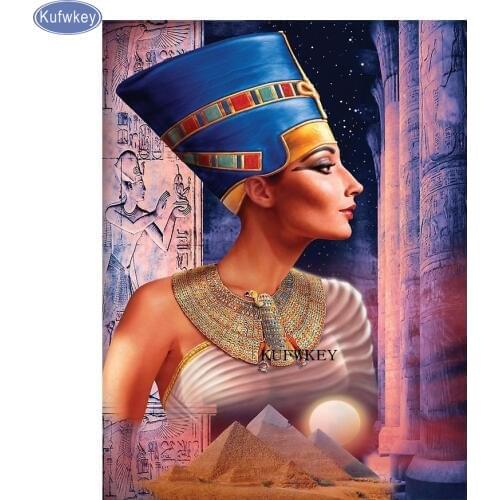 5d Diamond Painting nefertiti egypt,Cross Stitch,Full,Diamond Embroidery girl,5d Diamond,Mosaic,pattern,puzzle,home decoration
