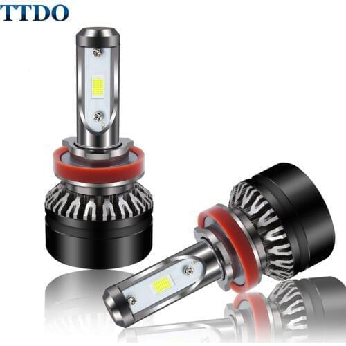 Car LED Headlight H7 Bulbs H1 H4 H8 H11 9012 HIR2 9005 HB3 9006 HB4 H3 H13 CSP Chips 60W 10000LM Auto Headlamp Fog Light 12V