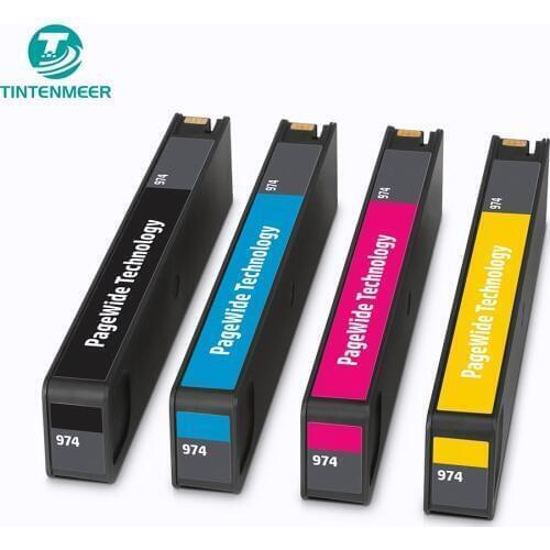 TINTENMEER ink cartridge 974 compatible for hp officejet 352dw 377dw 452dn 452dw 477dn 477dw 552dw 577z 577dw P55250dw printer
