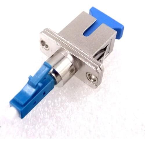GONGFENG 1PCS New Fiber Optic Connector SC Female-LC Male Fiber Adapter LC-SC Flange Coupler Special Wholesale