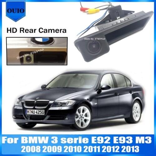 HD rear view camera For BMW 3 serie E92 E93 M3 2008 2009 2010 2011 2012 2013 waterproof Trunk Handle Camera backup camera