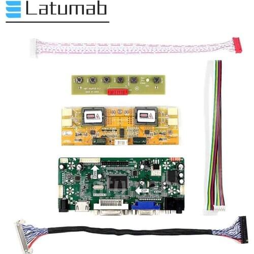 Latumab Controller Board for LTM170EX-L21 / LTM170EX-L01 LTM170EX Matrix 17" LCD Display 1280×1024 HDMI+DVI+VGA Driver Board