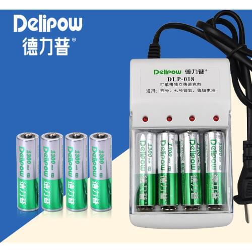 Delipow four slot five rechargeable battery pack 5 universal rechargeable battery rechargeable 7 12zp-5b Rechargeable Li-ion Cel