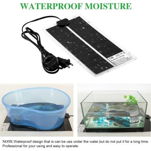 Heating Warm Pad Adjustable Temperature Controller Incubator Mat Tools Terrarium Reptiles Heat Mat 110V 7W Climbing Pet