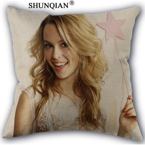 New Arrival bridgit mendler Custom cotton Pillowcases zipper Custom Pillow Case More Size Custom your image gift