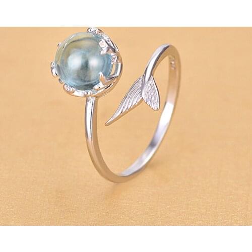 Factory Wholesale Price 925 Sterling Silver Adjustable Rings Rhinestone Rings Jewelry