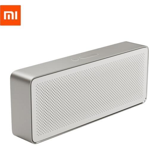 Original Xiaomi HD Stereo Speaker Square Box 2 Bluetooth V4.2 1200mAh Aux Line-in Hands-free Portable Wireless Speaker with Mic