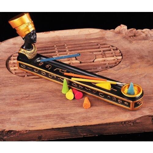 Southeast Asian Egypt characters incense board incense plate box censer incense burner plate tray pallet sticks Tower