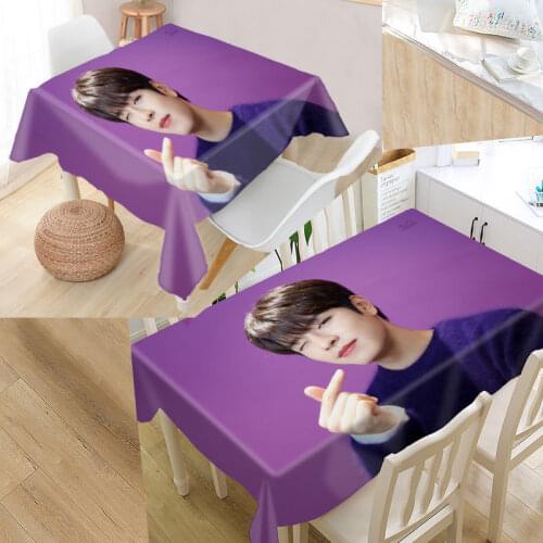 Stray Kids Seungmin Tablecloth 3D Print Oxford Fabric Square/Rectangular Dust-proof Table Cover Party Home Decor TV Cover 0317