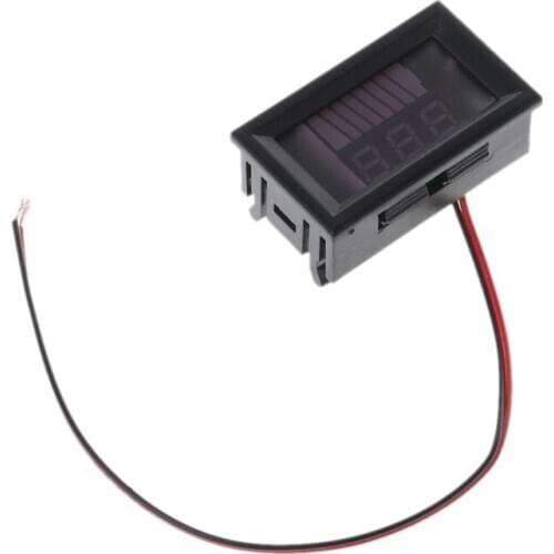 1pc DC 12V-72V Lead-acid Digital Battery Capacity Indicator Charge Tester Voltmeter