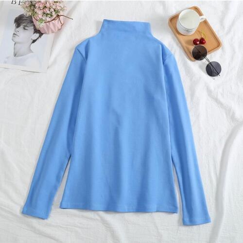 Turtleneck Sweater Women Pullover High Elasticity Knitted Slim Jumper Autumn Winter Basic Female Sweater truien dames Plus size