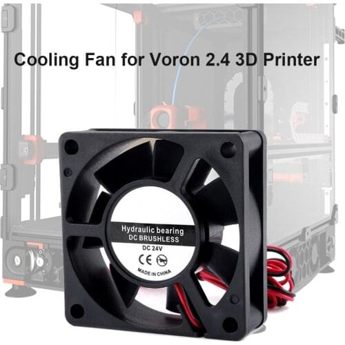 3D Printer Heat Radiator 24V Blower Exhaust Cooling Fan 3D Printer for Voron 2.4 Radiator Cooler with Cable