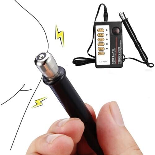 Electric Shock AV Stick Anal Vibrator Nipple of Breast Penis Clitoris Orgasm Stimulate SM Toys for Men and Women Adult Sex Games