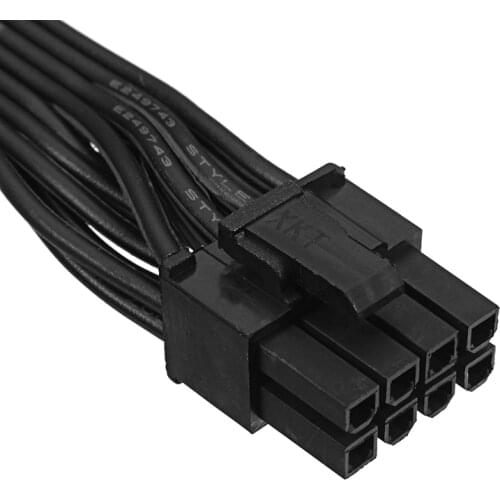 8-Pin Male to Dual 8Pin (6 + 2) Male PCI-E Video Graphics Card Power Cord Gpu Power Extension Cable Splitter for Btc