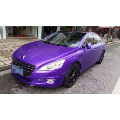 Car Styling Wrap Matt Ice Purple Car Vinyl film Body Sticker Car Wrap With Air Free Bubble For Vehiche 1.52*20 M / Roll