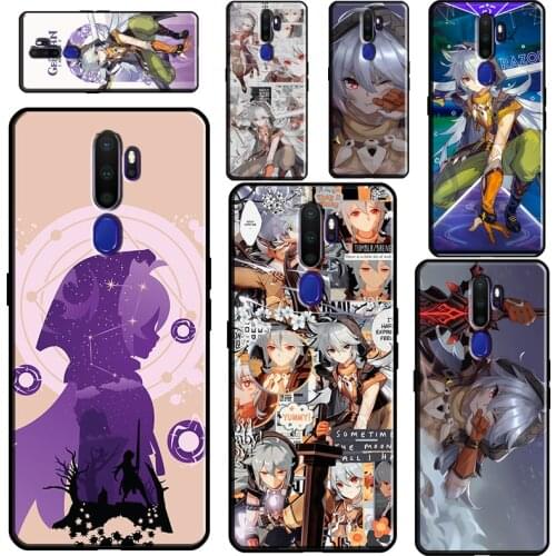 Razor Genshin Impact Phone Case For OPPO A5 A9 A31 A53 2020 A52 A72 A15 A83 A91 A1K A5S Reno2 Z Find X2 X3 Pro
