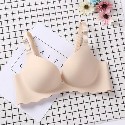 High Quality Sexy Deep V Cup Bras For Women Push Up Lingerie Seamless Bra Wireless Bralette Intimates Women Underwear lady