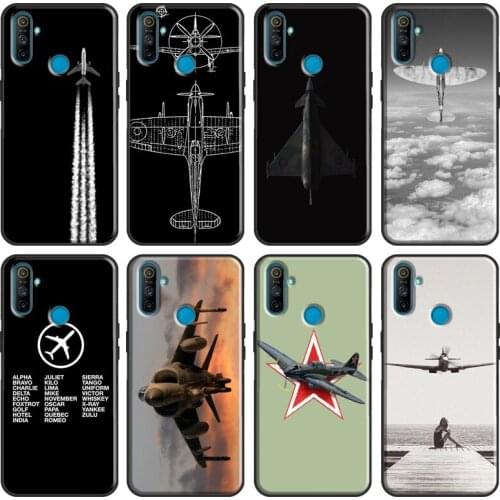 Airplane Aircraft Cover For OPPO Realme C3 C11 C15 XT 5 6 7 X2 X7 Pro GT Case For OnePlus 8 Pro Nord 7T 8T Cover