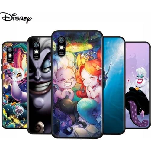 Silicone Cover Ursula The Little Mermaid For Xiaomi Redmi 9 9T 9C 8 7 6 Pro 9AT 9A 8A 7A 6A S2 5 5A 4X GO Phone Case