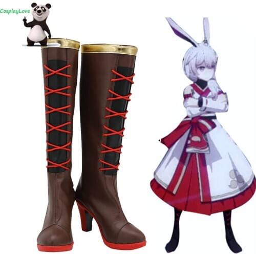 Honkai Impact 3rd Theresa Apocalypse Brown Shoes Leather Custom Made For Halloween Christmas