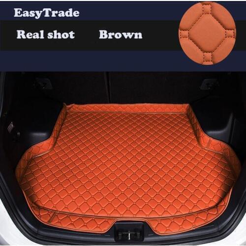 Car trunk mats Liner Carpet Guard Protector goods For Hyundai Tucson IX 35 Ix35 2010-2018 Auto Interior styling Accessories