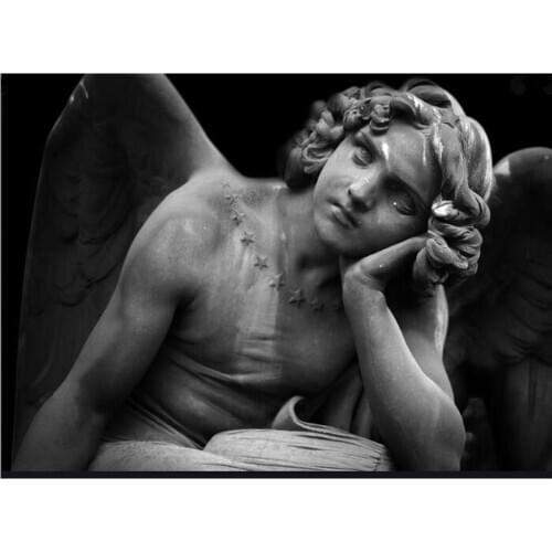 Full Square Round crystal Mosaic DIY 5D Diamond Painting Portrait angel 3D Diamond Embroidery pictures Home Decoration art DF53