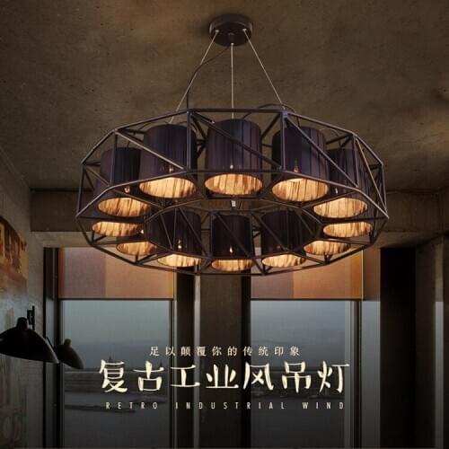 Lighting brass industrial design art lighting for boys room hanglampen lamparas de techo living room decoration