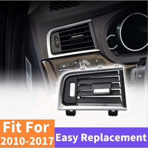 LHD Left Hand DriveCar Front Left A/C Air Conditioner Chrome Outlet Vent Dash Panel Grille For BMW 5 Series GT 528 535 F07 10-17