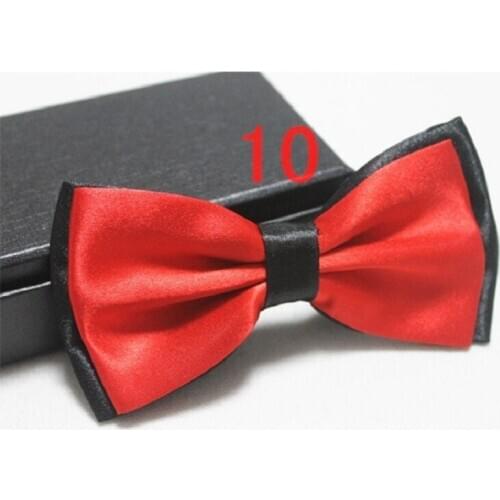 Fashion Satin Bow Ties for Men Bowtie Wedding Adult Business Necktie Butterfly
