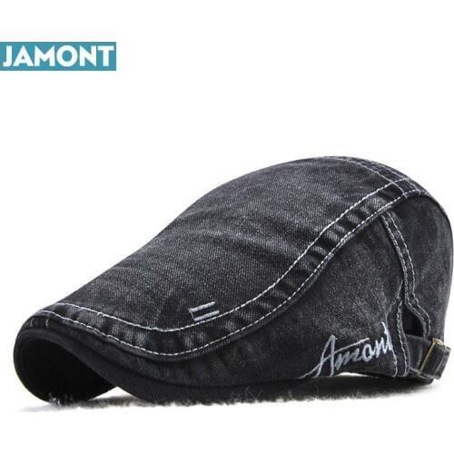 2018 New Casual British Style Unisex Solid Cabbie Hats Caps Newsboy Cap Flat Hat Irish Newsboys Caps For Men And Women