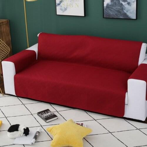 New 1/2/3 Seater Sofa Couch Cover Pet Dog Kids Mat Stretch Recliner Slipcovers Armchair Furniture Protector One-piece Sofa Cover