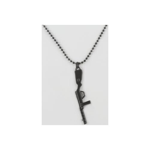 Gun Figured Metal Male Necklace