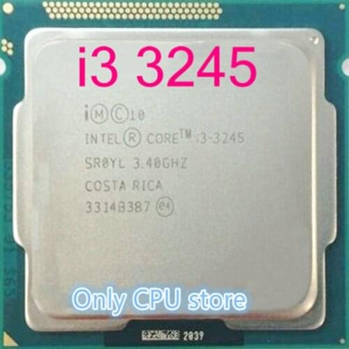 Free shipping Intel I3 3245 Dual-Core 3.4GHz LGA 1155 TDP 55W 3MB Cache i3-3245 Qualification Sample HD4000