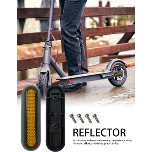 4/2 Xiaomi scooter ABS + P hub axle bolt protector and rear wheel side deck reflective parts