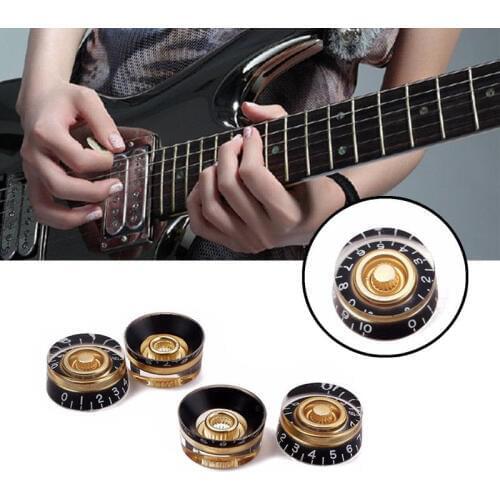 4Pcs Guitar Volume Control Knobs Speed Volume Tone Control Knobs For Gibson Les Paul Electric Guitar Portable Tools