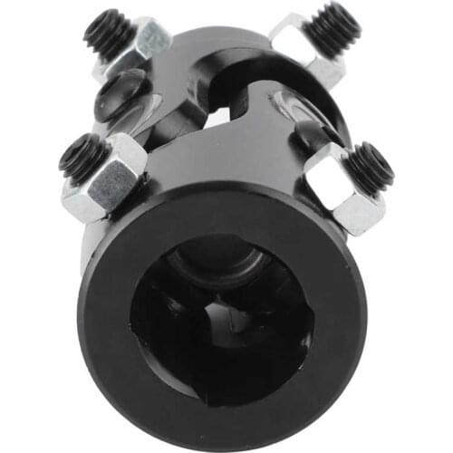 Steering Shaft U-Joint 3/4in Steering Shaft U Joint Stainless Steel Wear Resisitant Durable Black Universal Steering U Joint