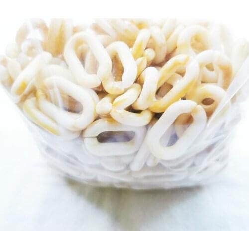 500gram 90pieces 18x30mm Acrylic diy twister Link Chain connectors.open ring beads.for woman Jewelry Making accessories 2021