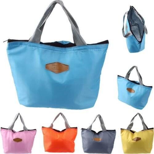Lunch Bag 2021 New Fashion Kid Women Men Thermal Insulation Waterproof Portable Picnic Insulated Food Storage Box Tote Lunch Bag