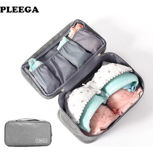 PLEEGA Practical Fashion Luggage Storage Cosmetic Bag 6 Colors Portable Bra Underwear bag Travel Wash Storage Organizer Bag