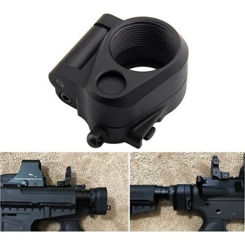 Tactical AR Folding Stock Adapter Airsoft Hunting Accessory For M16/M4 SR25 Series GBB(AEG) 2-0042