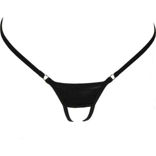 Women Men Sexy G Strings See Through Open Crotch Mini Micro Bikini Thongs T-Back Panties Briefs Tanga Erotic Lingerie Underwear