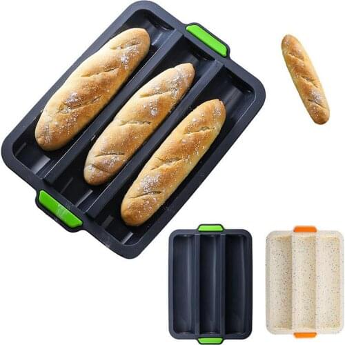 1pc Lasagna Trio Pan Baking Pan Form Mould Non-Slip Dishwasher Safe