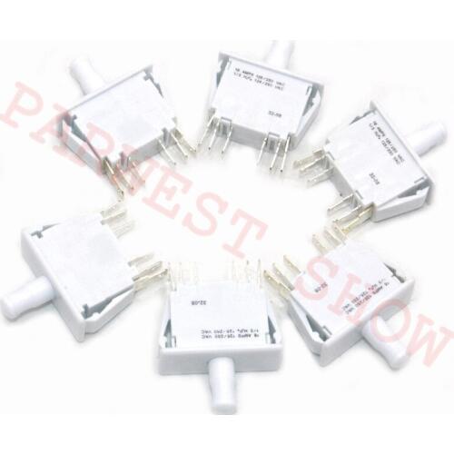10pcs White Door Microswitch Drawer Lock 3Pin/6Pin Door Switch for Coin Door Arcade Game Machine Parts Cabinet Accessories