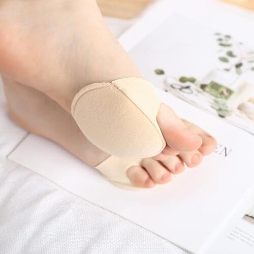 2pcs Five Toes Forefoot Pads for Women High Heels Half Insoles Calluses Corns Foot Pain Care Absorbs Shock Socks Toe Pad Inserts