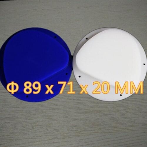 20 Piece 89x71x20 MM CAD CAM Amann Girrbach System Dental Carving Wax Blocks Blue &White Dental Lab Material Wax Disc Mold Teeth