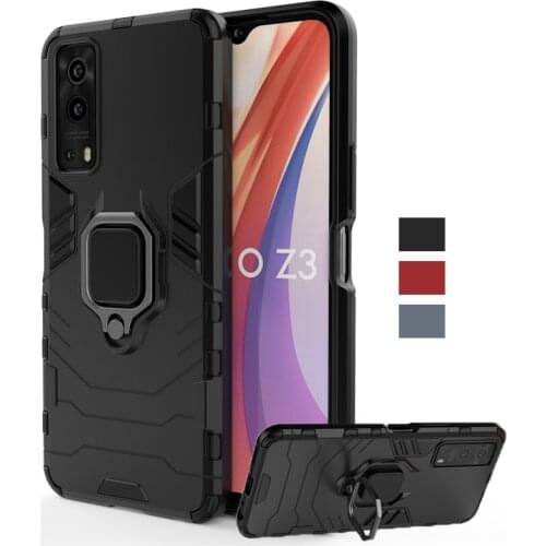 For Vivo Y72 5G Case Magnetic Ring KickStand Holder Shockproof Bumper Armor Back Cover For Vivo Y72 Phone Case For Vivo Y72 5G