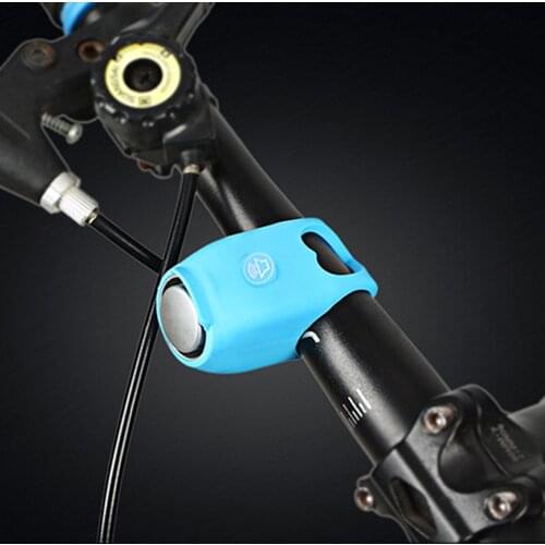 Bicycle Electronic Bells 120 dB Horn Rainproof MTB Road Bike Handlebar Bell Silica Gel Shell Ring Bells Bike Accessories